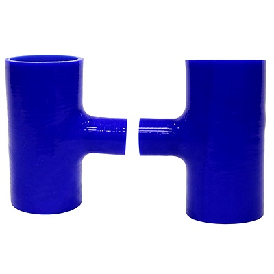 Silicone hose with spouy
